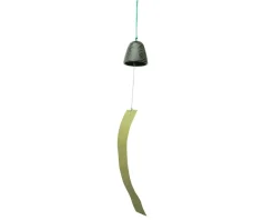 New MIYA Company Wind Chime Pine Needles Green