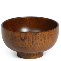 Clearance MIYA Company Wooden 4.5" Soup Bowl