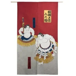 Online MIYA Company Yokozuna Red Noren